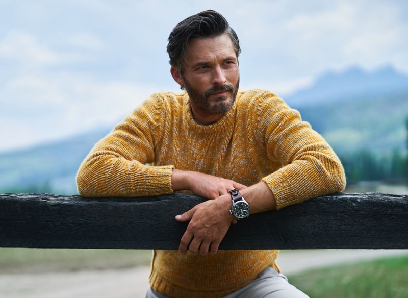 Ben Hill Yellow Sweater Peter Millar Fall Winter 2021 Collection