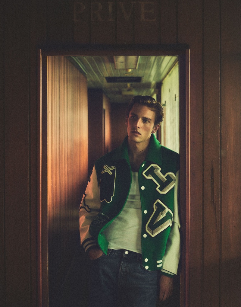 Quentin Demeester Louis Vuitton varsity jacket WSJ. magazine