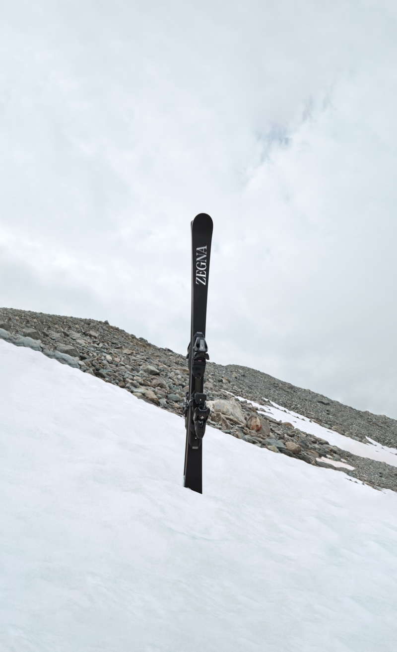 It's skiing season as Zegna collaborates with Zai on a performance ski.