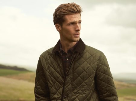 Edward Wilding fronts the Barbour for Him fragrance campaign.