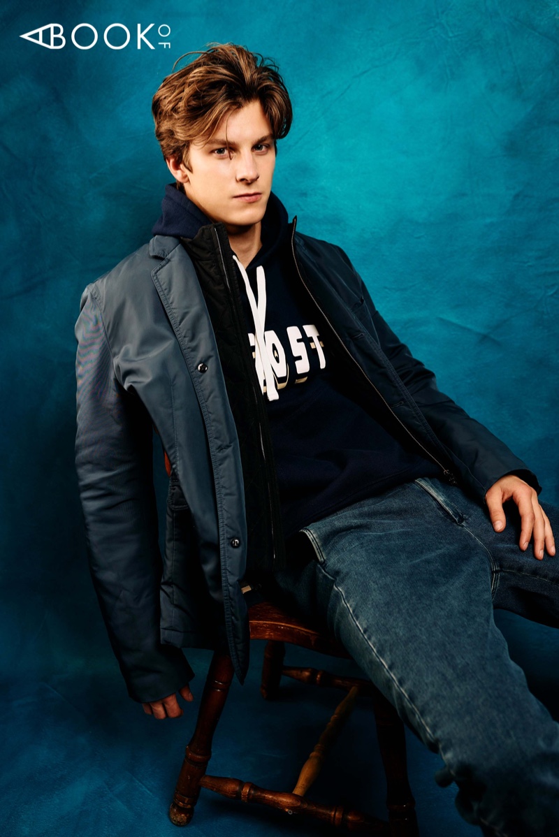 » Ben Jordan Dons Smart-Casual Style for A Book Of Magazine Ben Jordan A Book of Editorial 2022 001