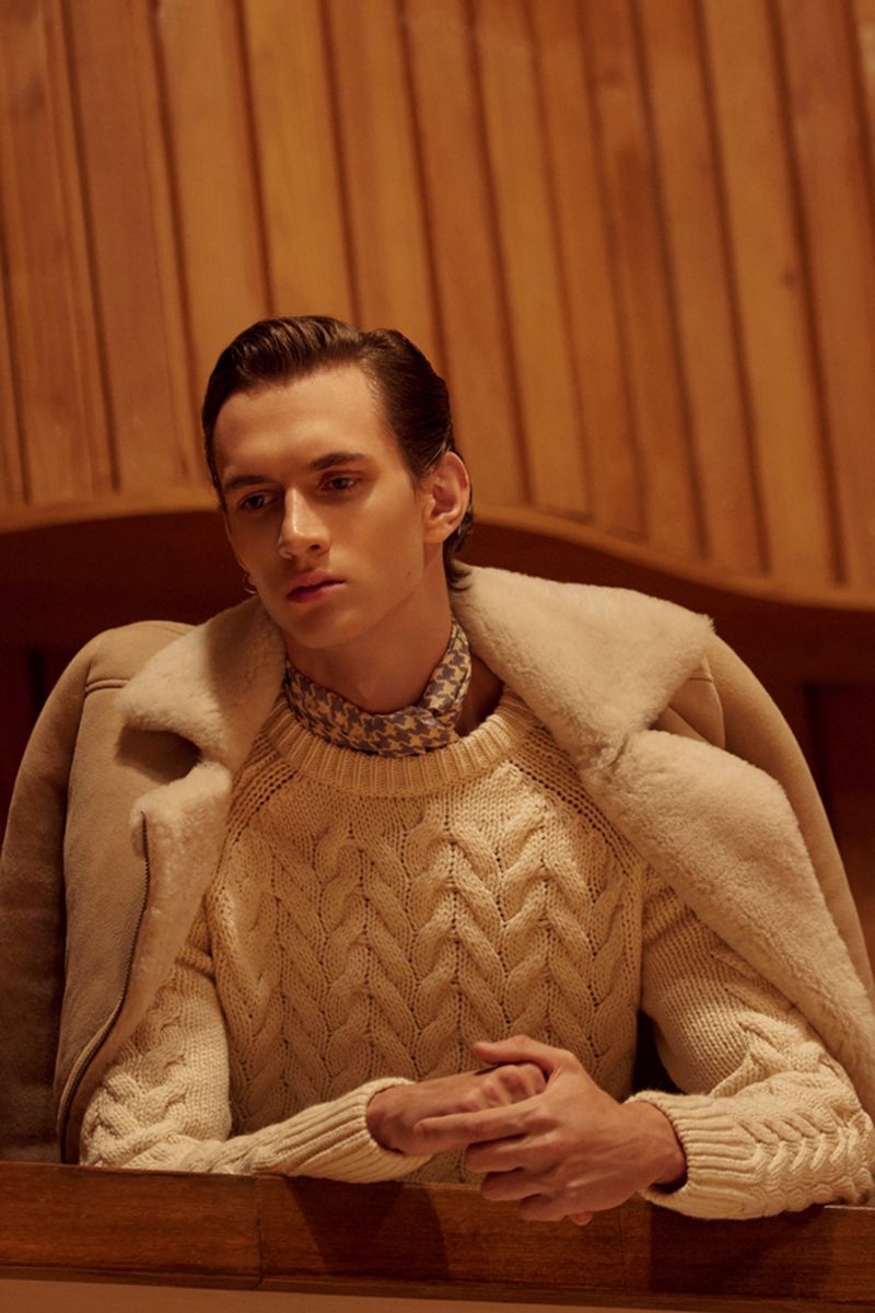 Bruno Inspires in a Gentleman's Wardrobe for Elle Man Poland