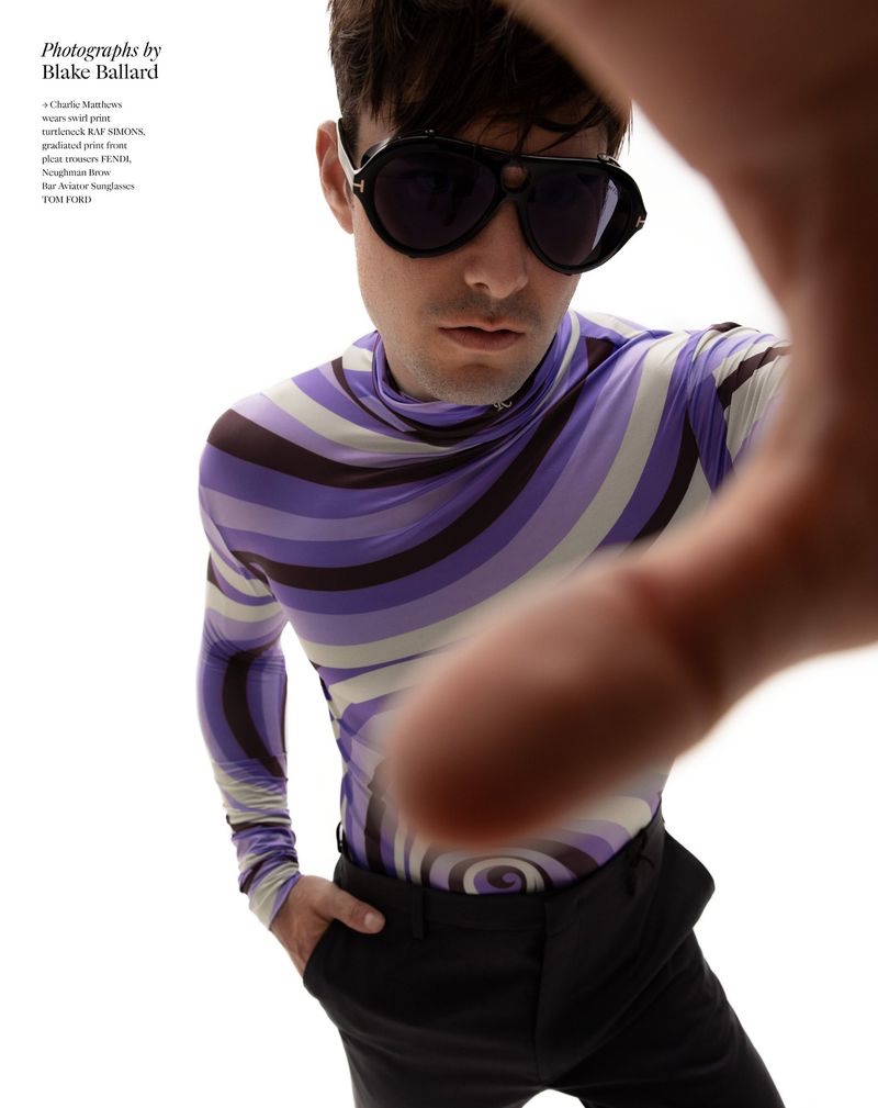 » Charlie Matthews Dons Graphic Designer Style for The Perfect Man Charlie Matthews 2021 The Perfect Man Magazine Photoshoot 004