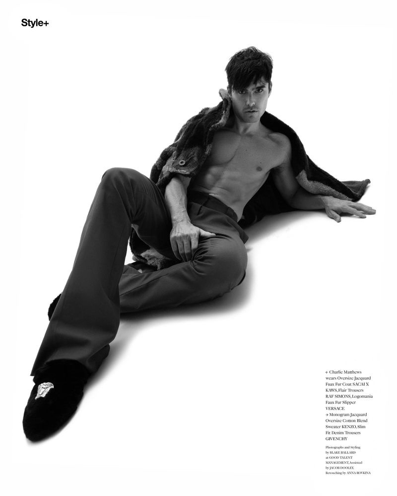 » Charlie Matthews Dons Graphic Designer Style for The Perfect Man Charlie Matthews 2021 The Perfect Man Magazine Photoshoot 006
