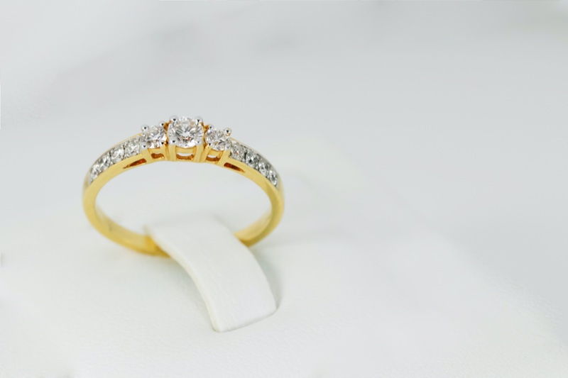 Diamond Engagement Ring Multiple Stones
