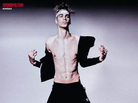 Dragos Rocks Sporty Style for Cosmopolitan Man Romania