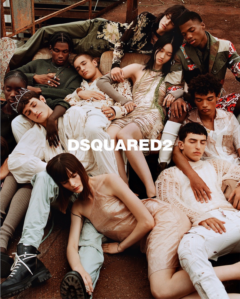 Dsquared2 unveils its spring-summer 2022 advertising campaign.