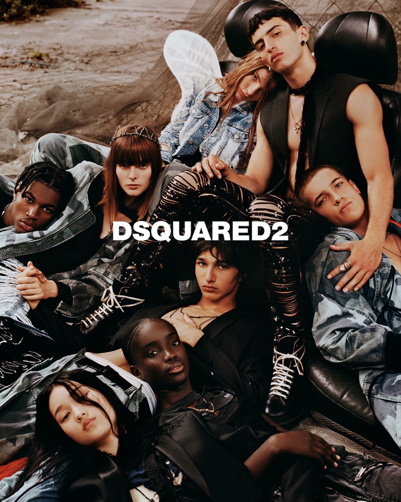 Alasdair McLellan photographs Dsquared2's spring-summer 2022 campaign.