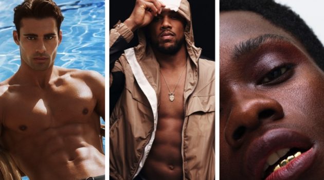 Week in Review: Elliot Meeten for Dolce & Gabbana beachwear campaign, Anthony Joshua for BOSS spring-summer 2022 campaign, and Amadou Fall for Hunger magazine.