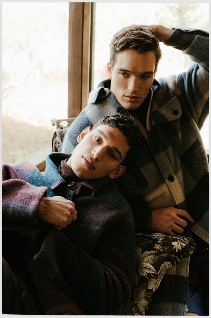 Alexis Chaparro and Mason McKenrick GQ Portugal Editorial Fashion Shoot