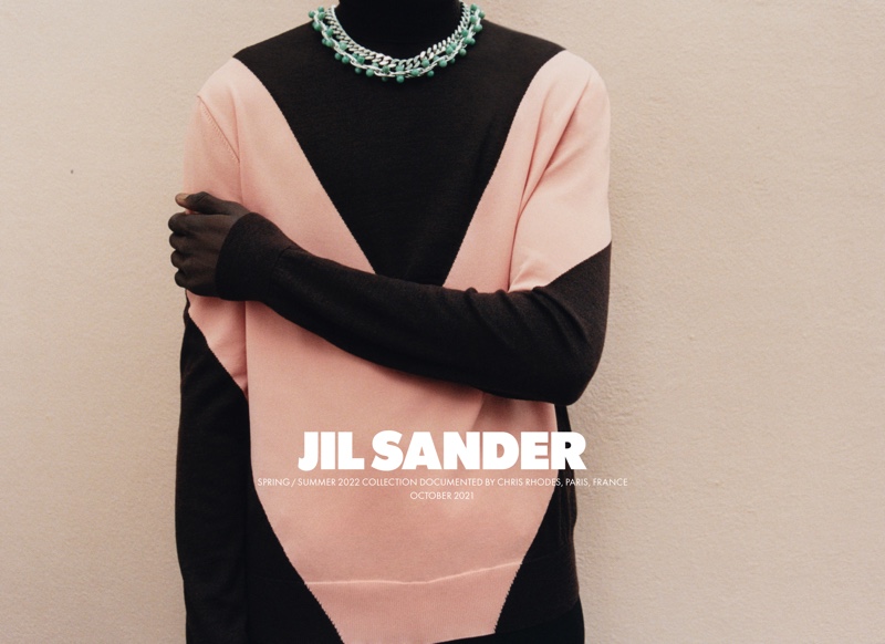 Chris Rhodes photographs Jil Sander's spring-summer 2022 campaign.