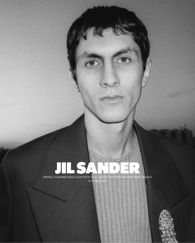 Henry Kitcher Model Jil Sander Campaign Spring Summer 2022