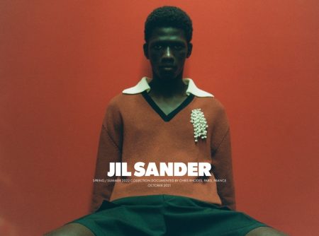 Moustapha Sy Model Jil Sander Campaign Spring Summer 2022