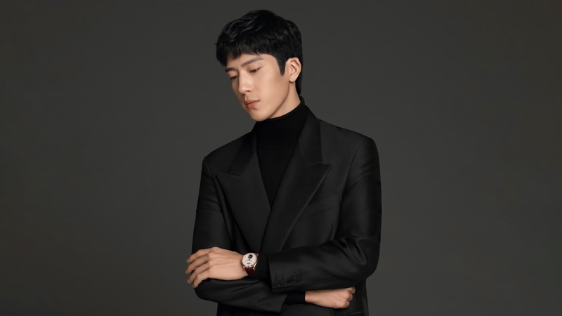 A sleek vision, Jing Boran stars in a campaign for Jaeger-LeCoultre to celebrate the Chinese New Year.