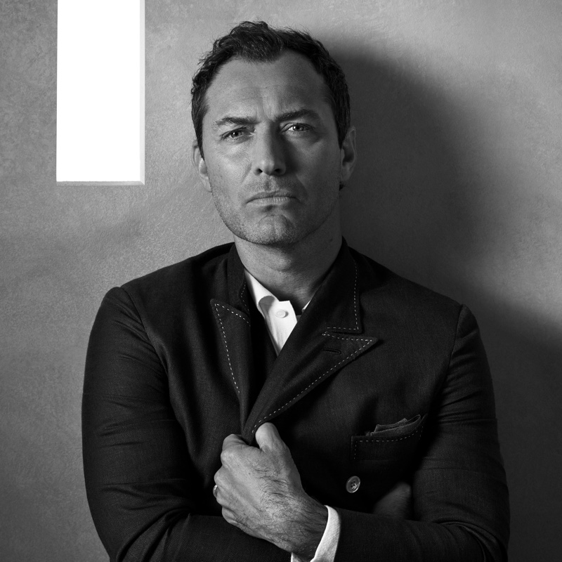 Jude Law stars in Brioni's spring-summer 2022 campaign.
