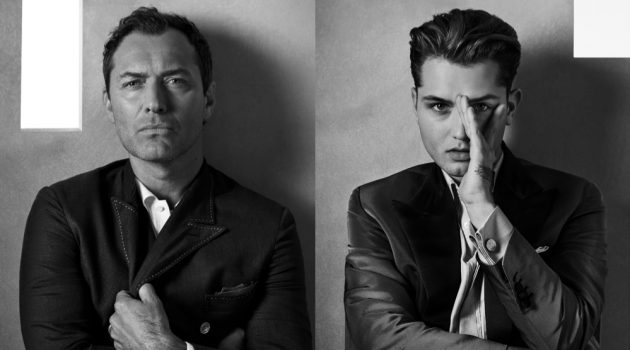 Brioni Taps Jude Law & Son Raff for Spring '22 Campaign Brioni Taps Jude Law & Son Raff for Spring '22 Campaign