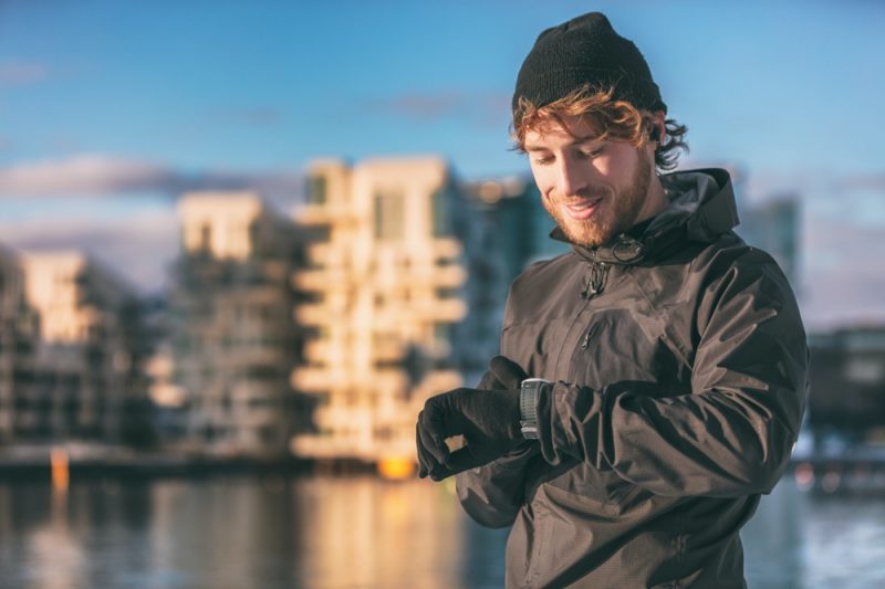 Man Running Jacket Hybrid