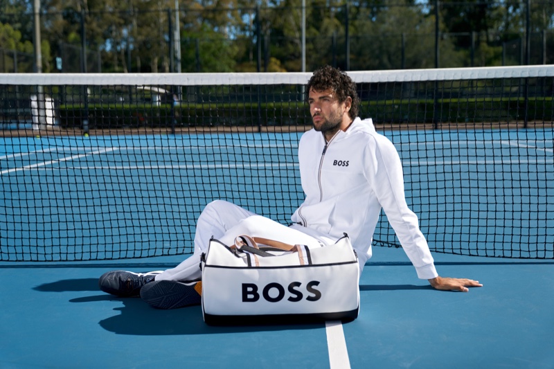 Tennis star Matteo Berrettini for BOSS campaign.