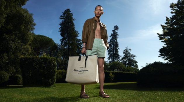 Salvatore Ferragamo Ramps Up the Luxury for a Stylish Getaway Xu Meen Salvatore Ferragamo Spring Summer 2022 Campaign