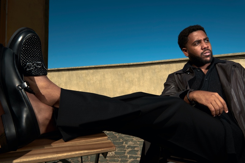 Jharrel Jerome Salvatore Ferragamo Campaign Spring Summer 2022