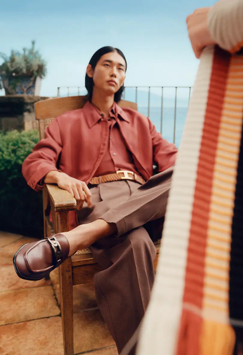 Taemin Park fronts Tod's pre-spring 2022 campaign.