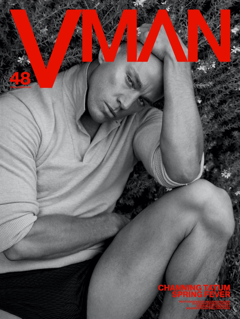 Channing Tatum Cover 2022 VMAN