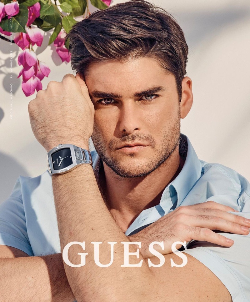 GUESS Campaign 2022 Charlie Matthews Model