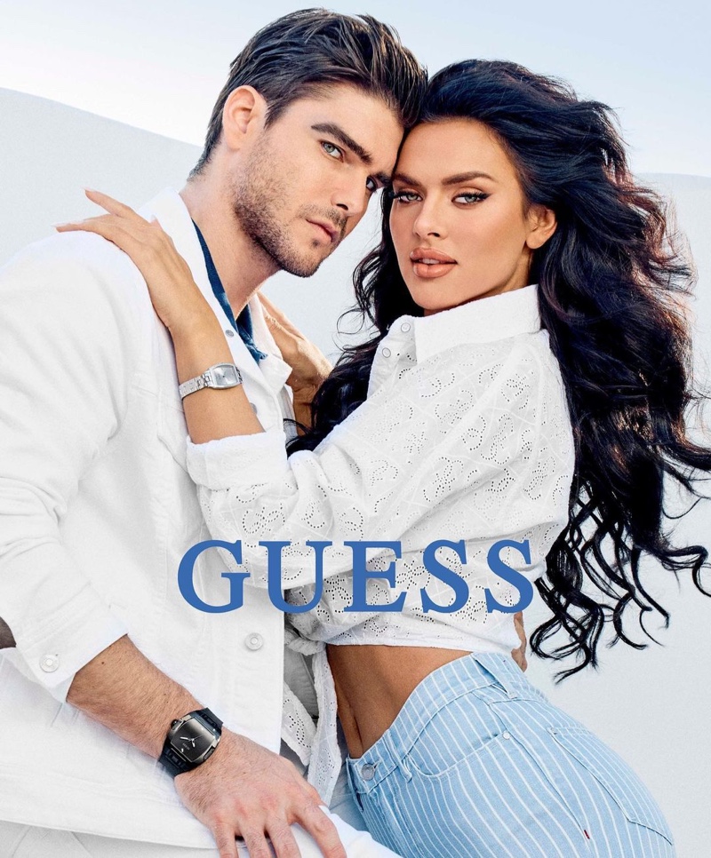 GUESS Models Charlie Matthews Kelsie Jean Smeby Spring Summer 2022 Campaign