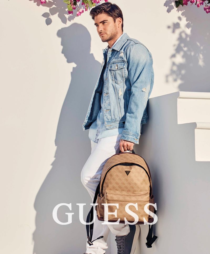 GUESS Denim Men Spring Summer 2022 Campaign Charlie Matthews Model