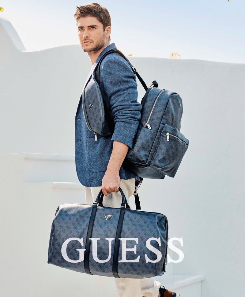 GUESS Accessories Bags Men Spring Summer 2022 Campaign Charlie Matthews Model
