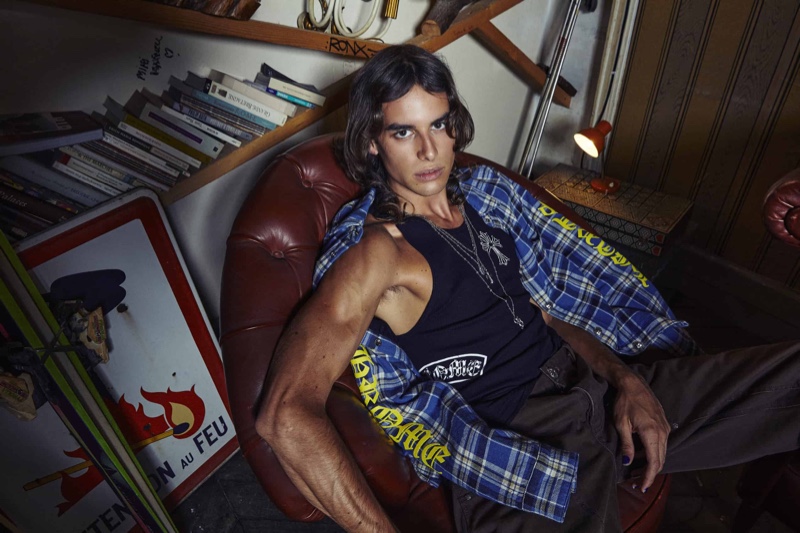 Chrome Hearts enlists Fernando Casablanca as the star of its spring-summer 2022 campaign.