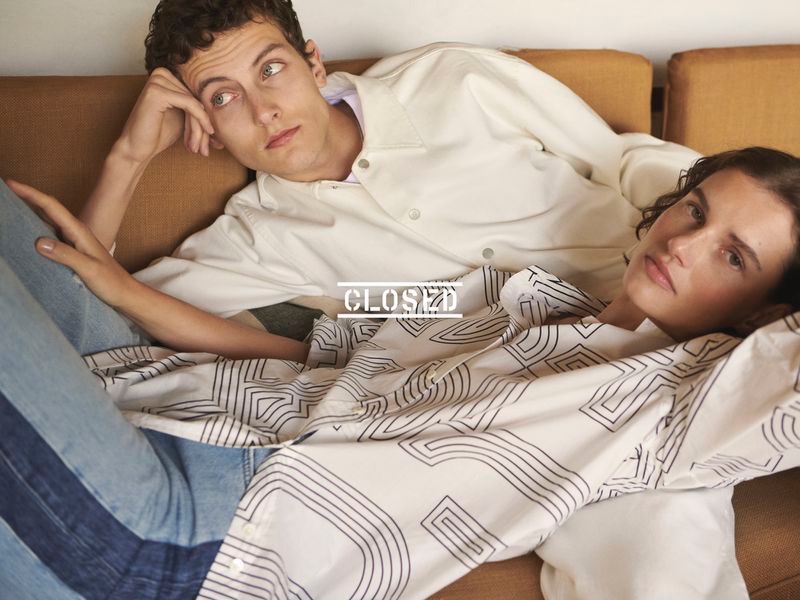 Closed enlists models Kajus Valciukas and Giedre Dukauskaite as the stars of its spring 2022 campaign.