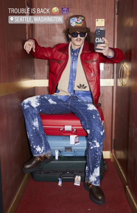 Dsquared2 is Ready for Fall Travel with the Selfies to Prove It