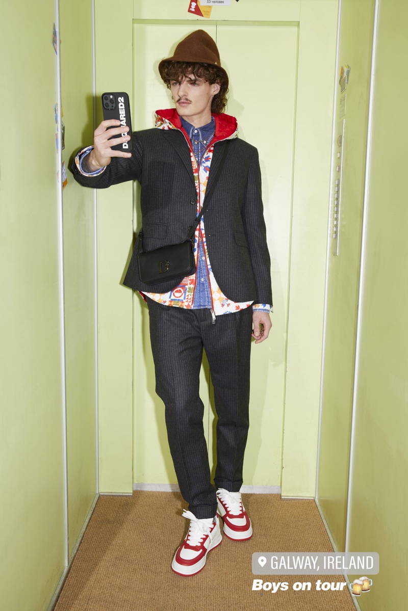 Dsquared2 Collection Men Pre Fall 2022 Lookbook 010