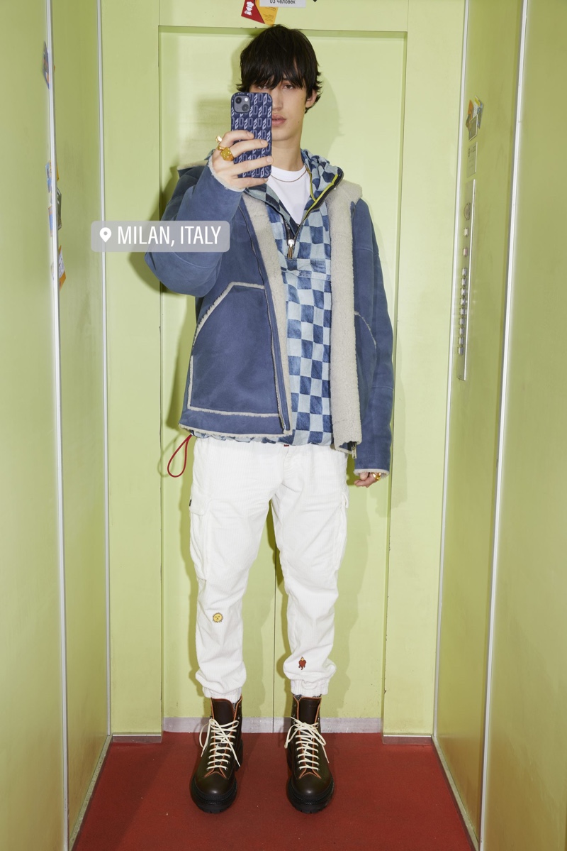 Dsquared2 Collection Men Pre Fall 2022 Lookbook 024