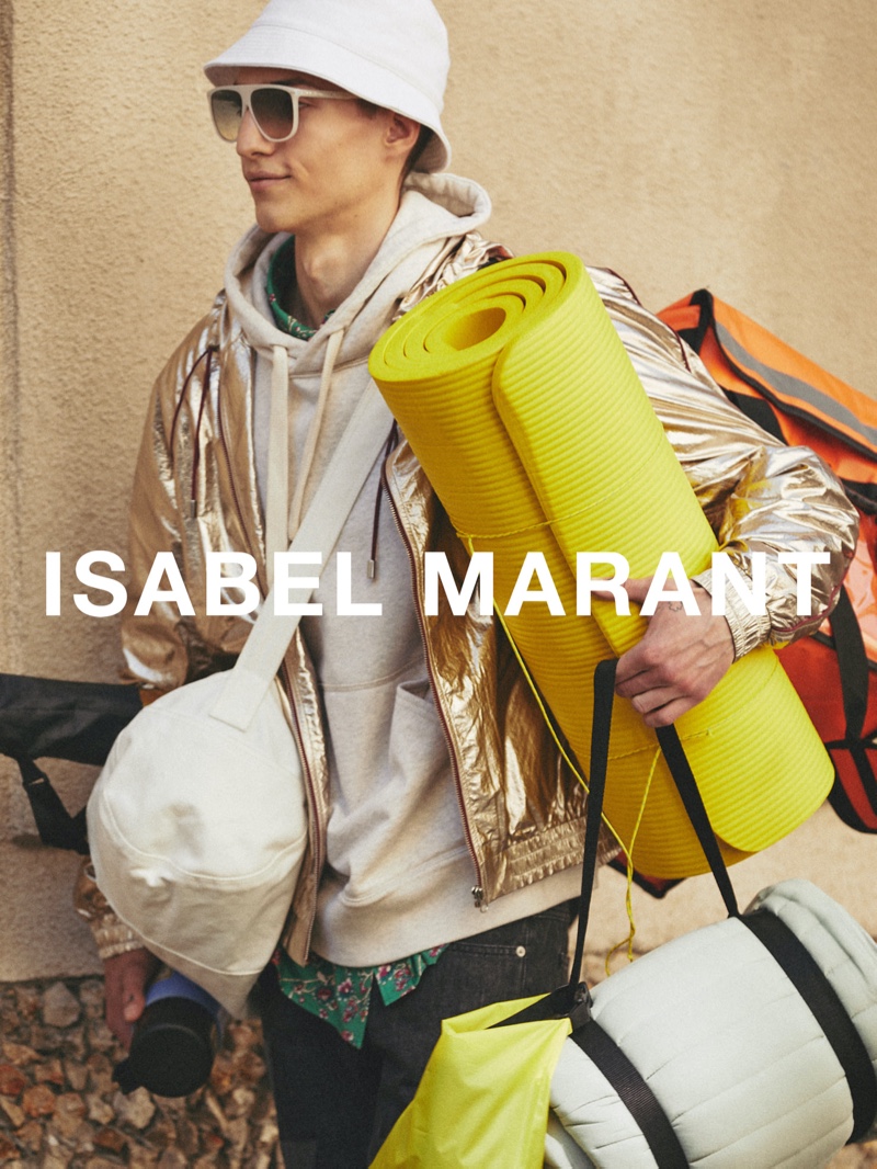 Davyd Shyn Model Isabel Marant Spring Summer 2022 Mens Collection
