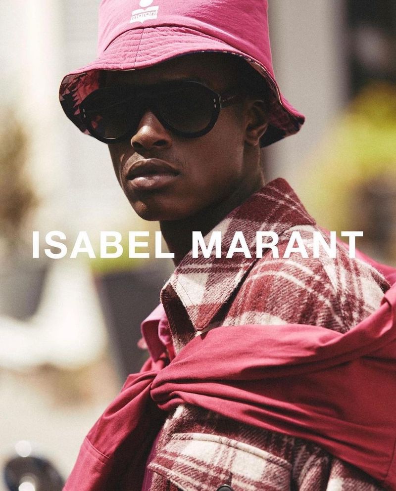 Babacar N'doye Model Isabel Marant Men Spring Summer 2022