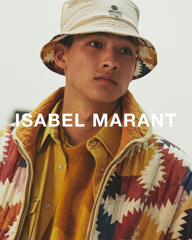 Tommy Vanden Meerssche Model Isabel Marant Men Spring Summer 2022 Collection