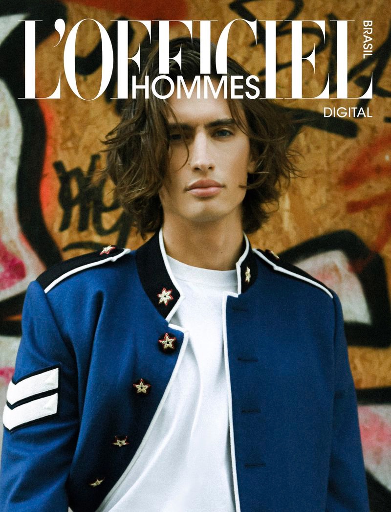 James Turlington L'Officiel Hommes Brasil Cover Photoshoot