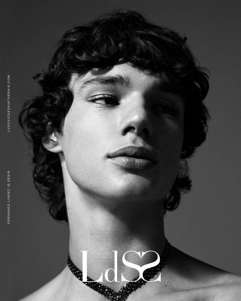 Ludovic de Saint Sernin taps model Fernando Lindez as the star of its spring-summer 2022 campaign.