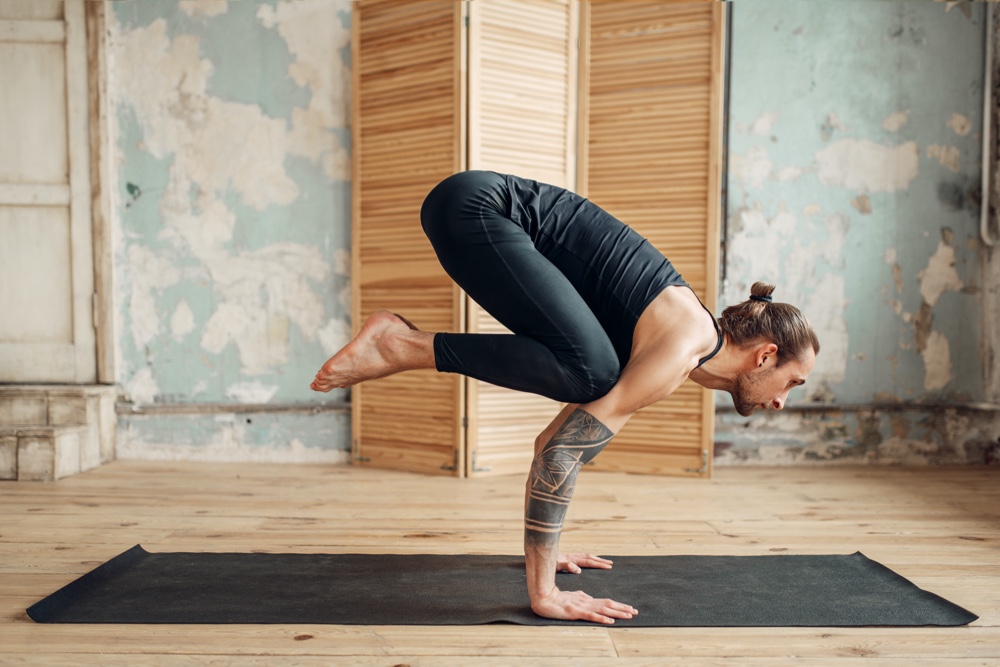 Man Doing Yoga