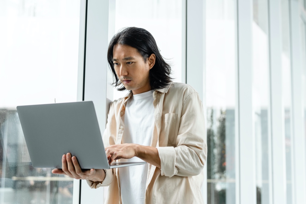 Man on Laptop