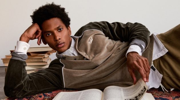 Todd Snyder Updates Preppy Style with Jack Purcell Collab In front and center, Rafael Mieses sports a Todd Snyder x Converse Jack Purcell velour long-sleeve rugby.