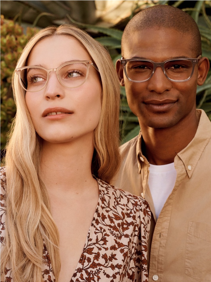 Warby Parker designs with versatility in mind, offering multiple widths and low bridge fits like its Maren (pictured left) and Hector glasses.