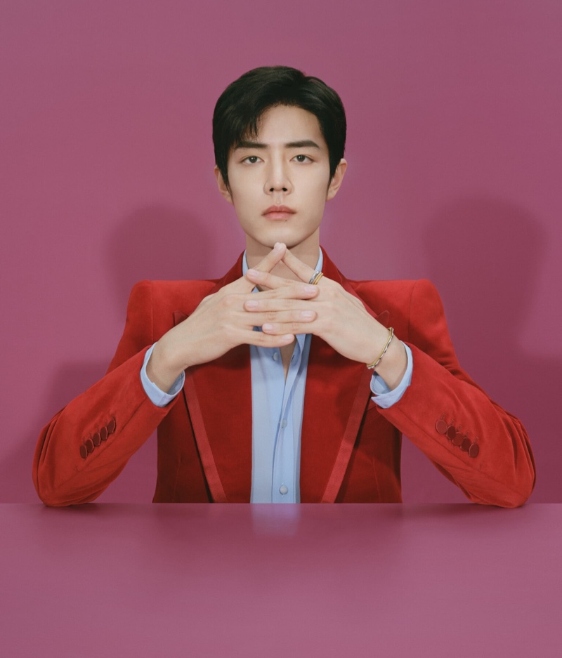 Xiao Zhan Gucci Campaign Link To Love Red Jacket