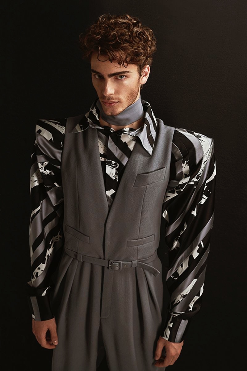 Yousin Makes a Bold Fashion Statement for Harper's Bazaar Serbia Man