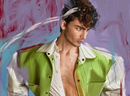 Yousin Makes a Bold Fashion Statement for Harper’s Bazaar Serbia Man