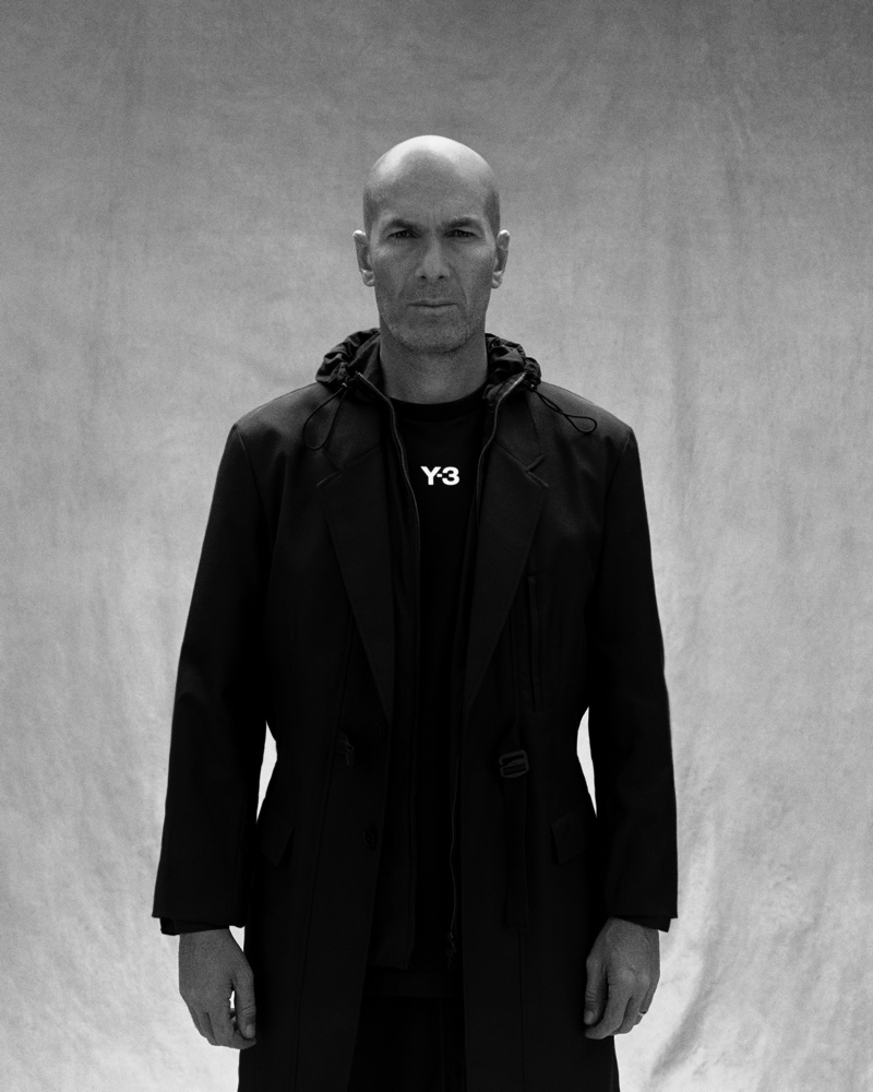 Zinedine Zidane Y-3 Campaign Spring 2022 Black-and-white