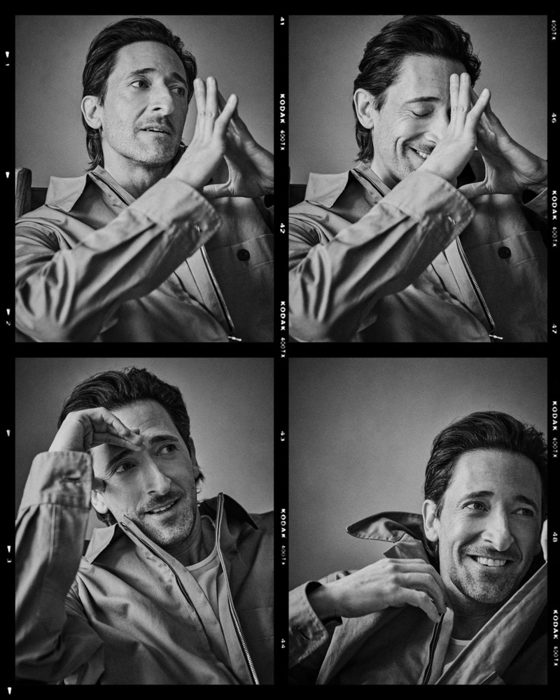 Adrien Brody Smiling 2022 Photoshoot The Sunday Times Style