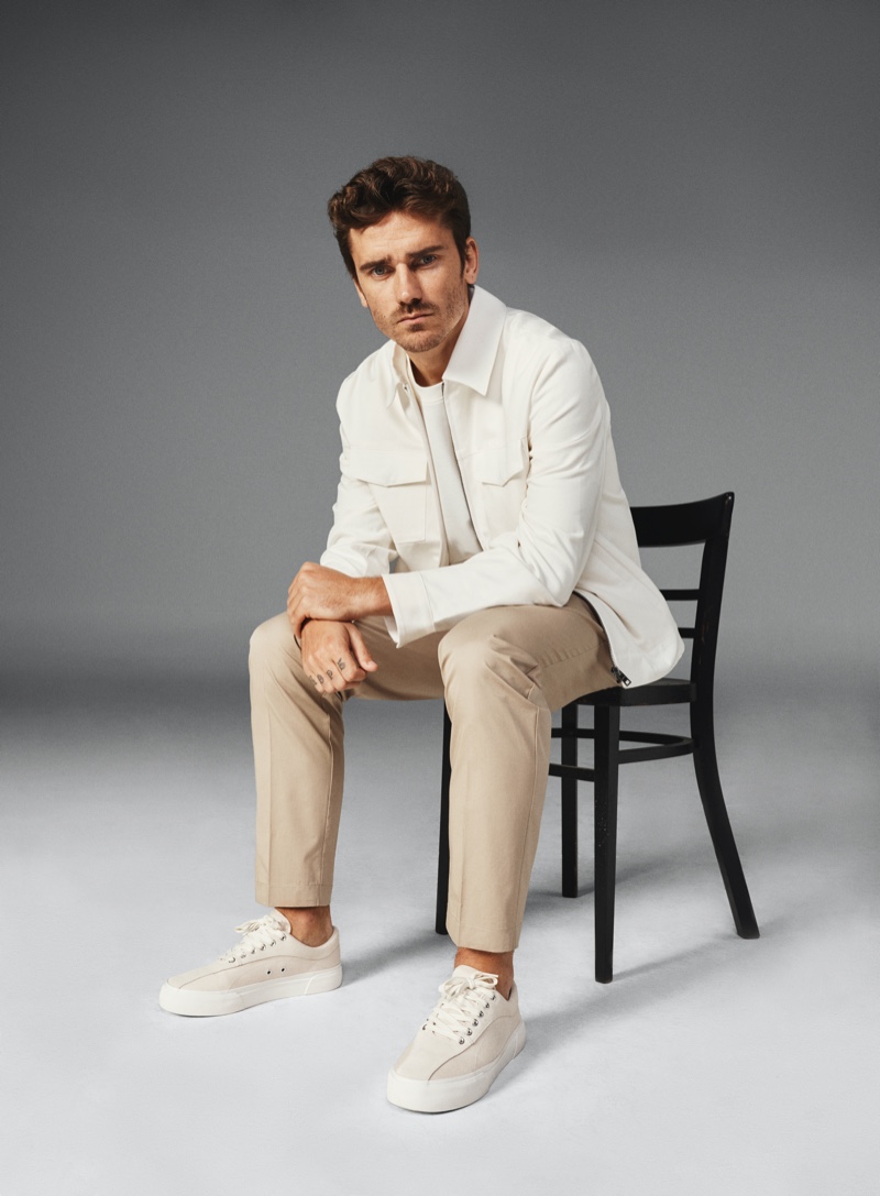 Antoine Griezmann Photoshoot Mango Campaign 2022 » Antoine Griezmann is in Smart Form for New Mango Campaign Antoine Griezmann Photoshoot Mango Campaign 2022